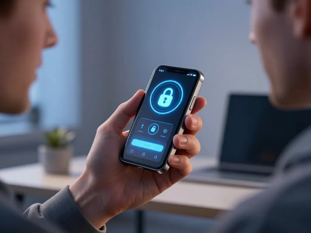 Gros plan sur un utilisateur tenant un portefeuille matériel de crypto-monnaie pour sécuriser ses actifs numériques.